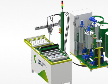Impregination and pressing units